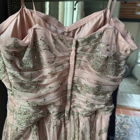 Blush Glitter Gown - Picture 5 of 12